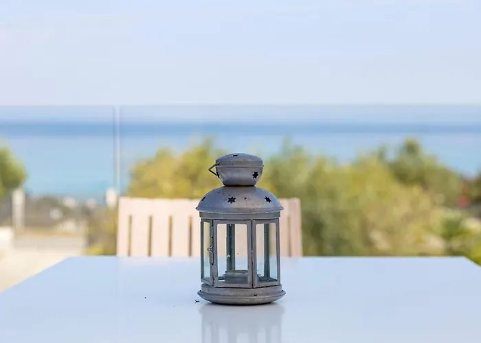 Sonora - Beachfront, Amazing Garden, Panoramic Sea View Villa Polychrono